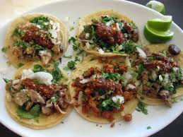 Plate of mini tacos